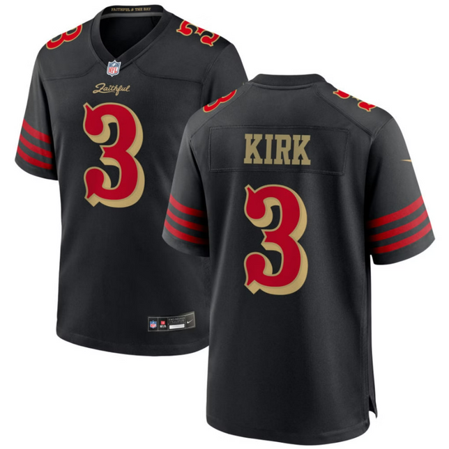 Christian Kirk San Francisco 49ers 2026 Rivalries Collection Game Jersey - Black