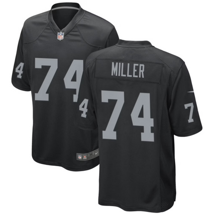 Kolton Miller Las Vegas Raiders 2026 Game Jersey - Black