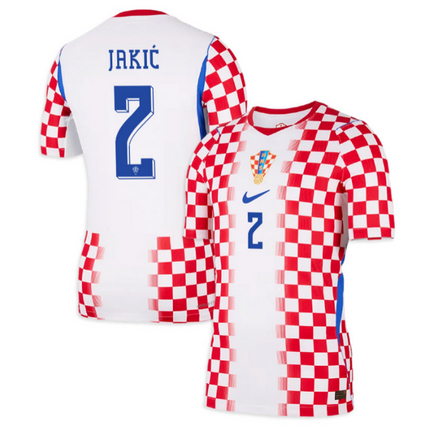 Kristijan Jakic Croatia National Team 2026 World Cup Home Jersey - Red