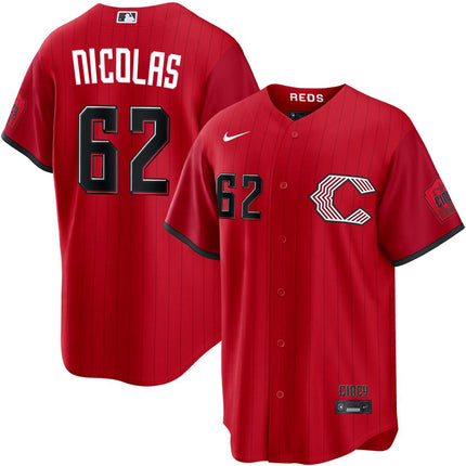 Kyle Nicolas Cincinnati Reds 2026 City Connect Limited Jersey - Red