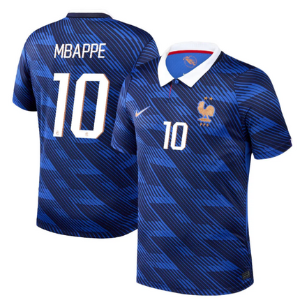 Kylian Mbappe France National Team 2026 World Cup Home Jersey - Blue