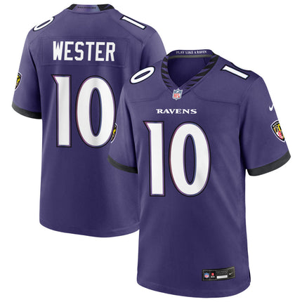 LaJohntay Wester Baltimore Ravens 2026 Game Jersey - Purple