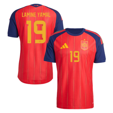 Lamine Yamal Spain National Team 2026 World Cup Home Jersey - Red