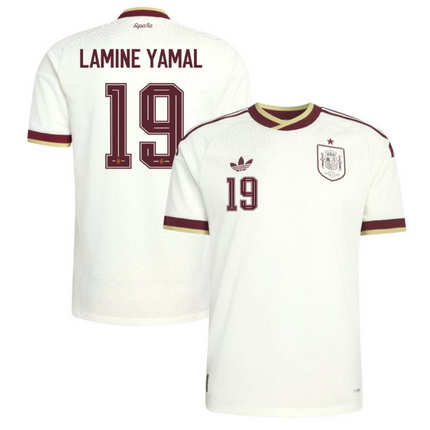Lamine Yamal Spain National Team 2026 World Cup Away Jersey - White