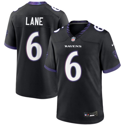 Ja'Kobi Lane Baltimore Ravens 2026 Alternate Game Jersey - Black