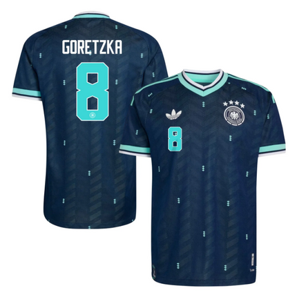 Leon Goretzka Germany National Team World Cup 2026 World Cup Away Jersey - Navy