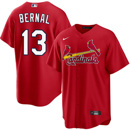 Leonardo Bernal St. Louis Cardinals 2026 Alternate Jersey - Red