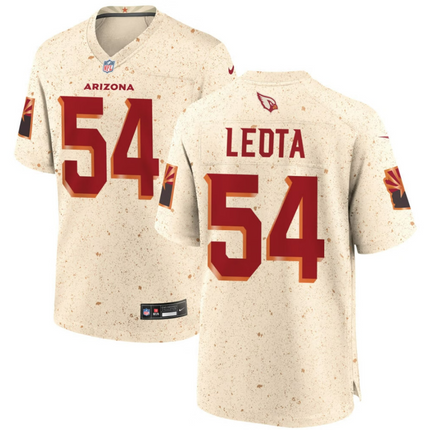 Eku Leota Arizona Cardinals 2026 Rivalries Collection Game Jersey - Natural