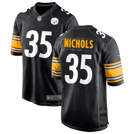 Lew Nichols III Pittsburgh Steelers 2026 Game Jersey - Black