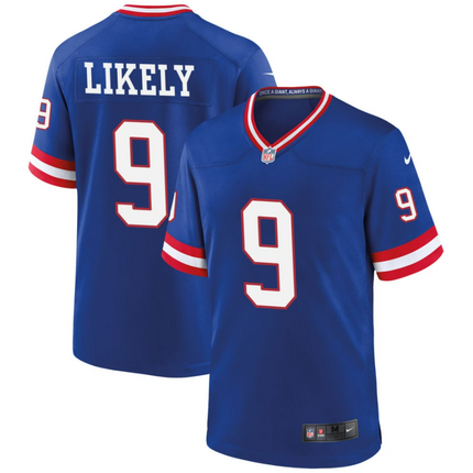 Isaiah Likely New York Giants 2026 Classic Game Jersey - Royal