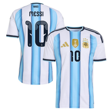 Lionel Messi Argentina National Team 2026 World Cup Home Jersey - White