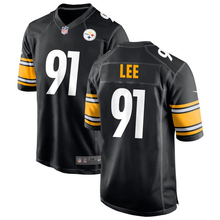 Logan Lee Pittsburgh Steelers 2026 Game Jersey - Black