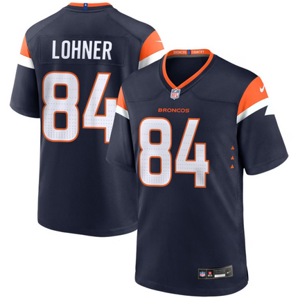 Caleb Lohner Denver Broncos 2026 Alternate Mile High Collection Game Jersey - Navy