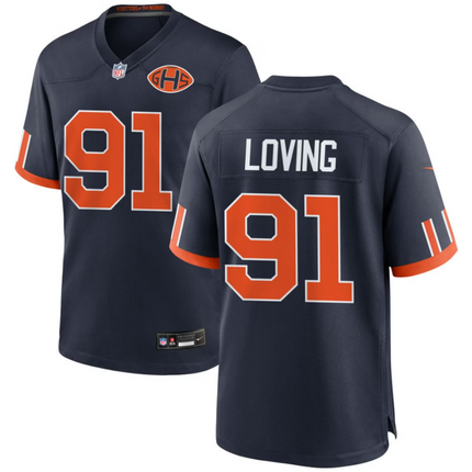 Jayden Loving Chicago Bears 2026 Rivalries Collection Game Jersey - Navy