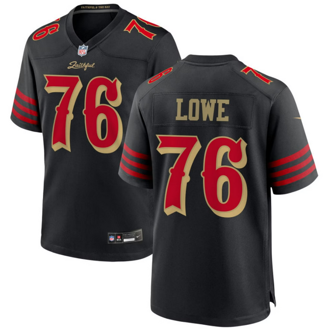 Vederian Lowe San Francisco 49ers 2026 Rivalries Collection Game Jersey - Black