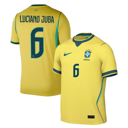 Luciano Juba Brazil National Team 2026 World Cup Home Jersey - Yellow