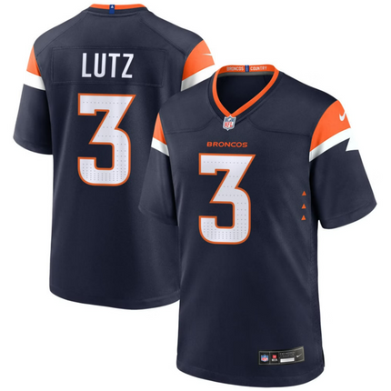 Wil Lutz Denver Broncos 2026 Alternate Mile High Collection Game Jersey - Navy