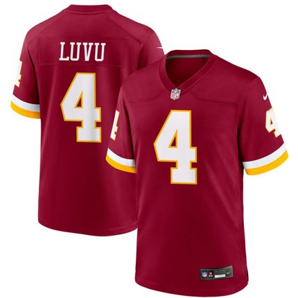 Frankie Luvu Washington Commanders 2026 Game Jersey - Burgundy