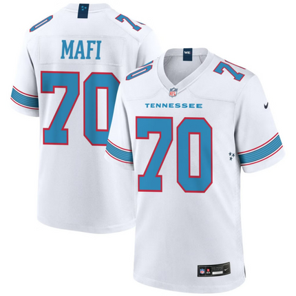Atonio Mafi Tennessee Titans 2026 Game Jersey - White