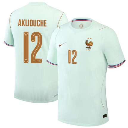 Maghnes Akliouche France National Team 2026 World Cup Away Jersey - Green