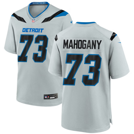 Christian Mahogany Detroit Lions 2026 Rivalries Collection Game Jersey - Silver