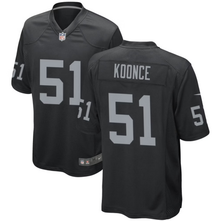 Malcolm Koonce Las Vegas Raiders 2026 Game Jersey - Black