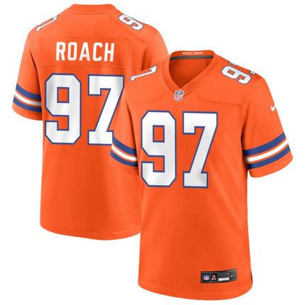 Malcolm Roach Denver Broncos Mile High Collection 1977 Throwback Game Jersey - Orange