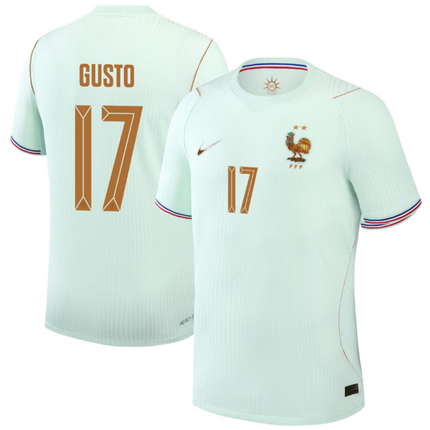 Malo Gusto France National Team 2026 World Cup Away Jersey - Green