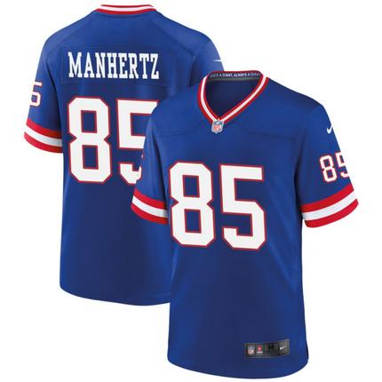 Chris Manhertz New York Giants 2026 Classic Game Jersey - Royal
