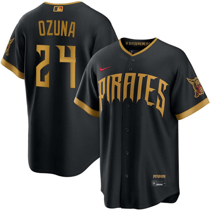 Marcell Ozuna Pittsburgh Pirates 2026 City Connect Stadium Jersey - Black