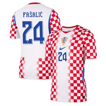 Marco Pasalic Croatia National Team 2026 World Cup Home Jersey - Red
