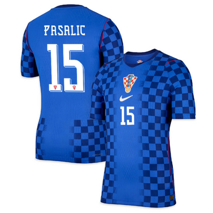 Mario Pasalic Croatia National Team 2026 World Cup Away Jersey - Blue