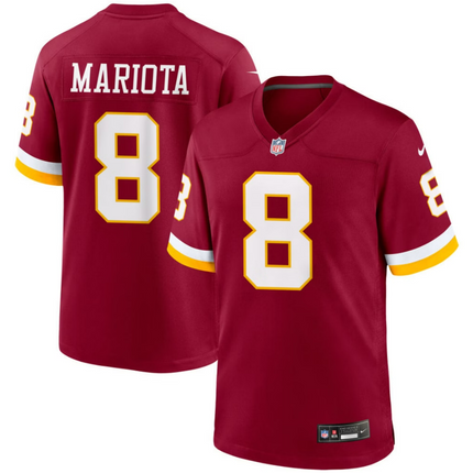 Marcus Mariota Washington Commanders 2026 Game Jersey - Burgundy