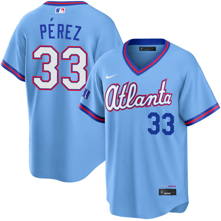 Martin Perez Atlanta Braves 2026 City Connect Stadium Jersey - Powder Blue