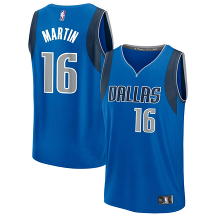 Caleb Martin Dallas Mavericks 2026 Fast Break Icon Edition Jersey - Blue