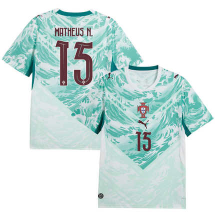 Matheus Nunes Portugal National Team 2026 World Cup Away Jersey - White