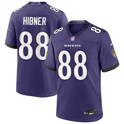Matthew Hibner Baltimore Ravens 2026 Game Jersey - Purple