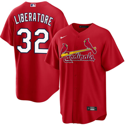 Matthew Liberatore St. Louis Cardinals 2026 Alternate Jersey - Red