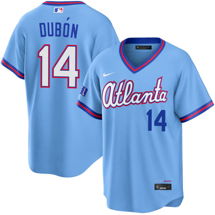 Mauricio Dubon Atlanta Braves 2026 City Connect Stadium Jersey - Powder Blue