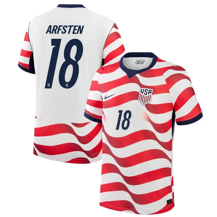 Max Arfsten USMNT 2026 World Cup Home Match Jersey - White