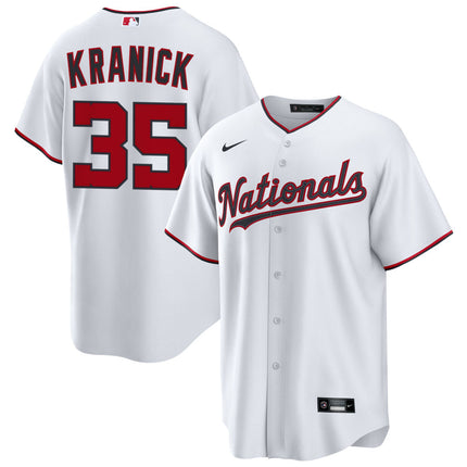 Max Kranick Washington Nationals 2026 Home Jersey - White