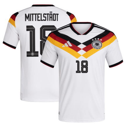 Maximilian Mittelstadt Germany National Team World Cup 2026 World Cup Home Jersey - White
