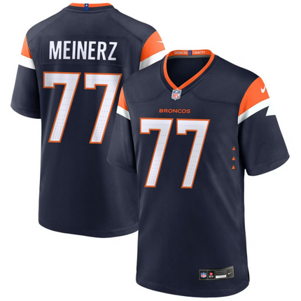 Quinn Meinerz Denver Broncos 2026 Alternate Mile High Collection Game Jersey - Navy