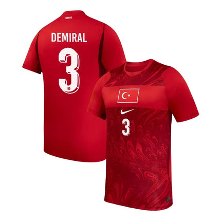Merih Demiral Turkey National Team 2026 World Cup Home Jersey - Red