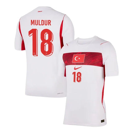 Mert Muldur Turkey National Team 2026 World Cup Away Jersey - White