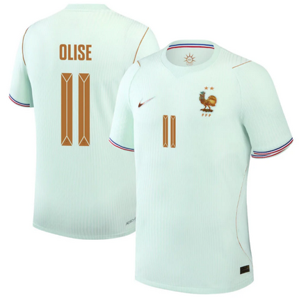 Michael Olise France National Team 2026 World Cup Away Jersey - Green