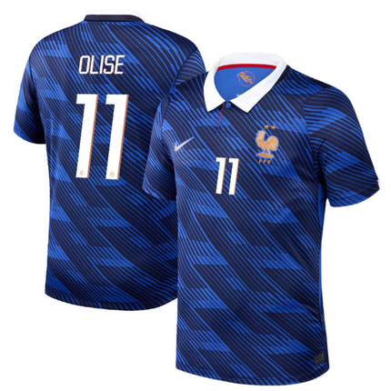 Michael Olise France National Team 2026 World Cup Home Jersey - Blue