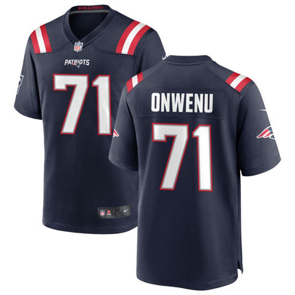 Michael Onwenu New England Patriots 2026 Game Jersey - Navy