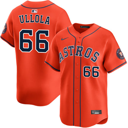 Miguel Ullola Houston Astros 2026 Alternate Limited Jersey - Orange