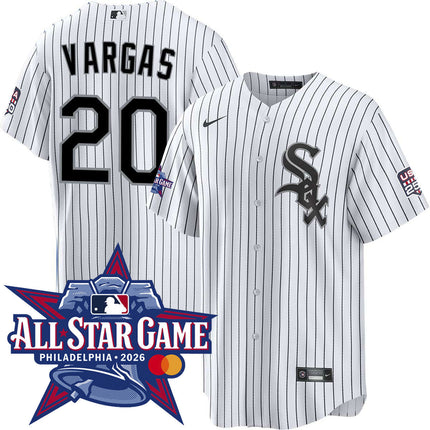 Men's Miguel Vargas Chicago White Sox 2026 All-Star Game Home Jersey - White